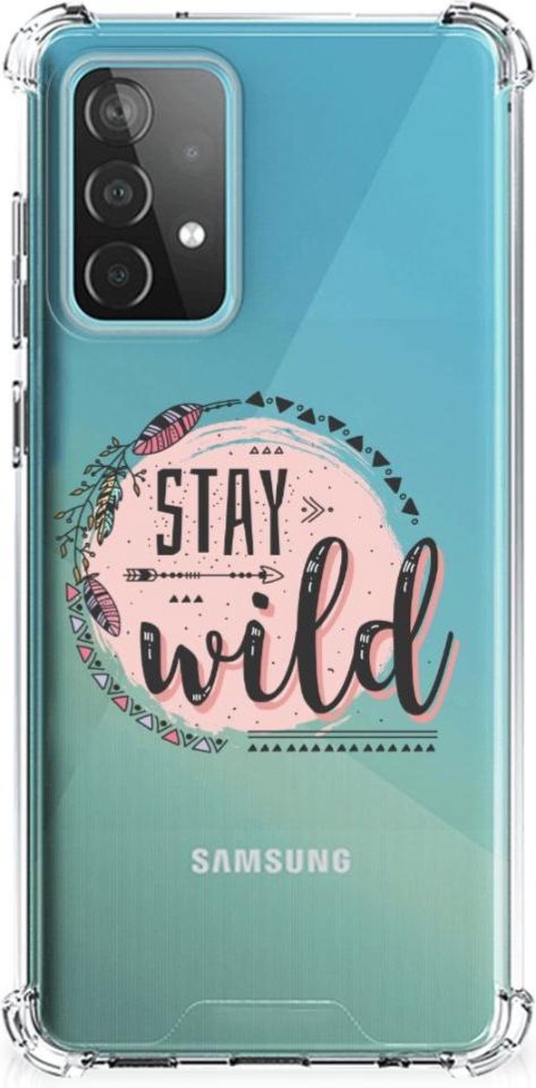 Samsung Galaxy A52 4G/5G Stevig Bumper Hoesje Boho Stay Wild