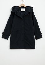 Sissy-Boy - Donkerblauwe katoenen parka