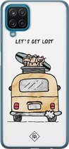 Samsung A12 hoesje siliconen - Let's get lost | Samsung Galaxy A12 case | multi | TPU backcover transparant