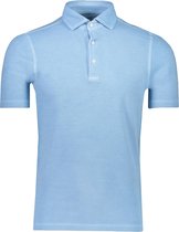 Gran Sasso Polo Blauw Getailleerd - Maat XL - Mannen - Lente/Zomer Collectie - Katoen