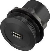 TRU COMPONENTS Micro USB-01- BK Prise Micro USB intégrée 2.0 Prise, prise Micro USB A intégrée vers fiche micro USB B Contenu : 1 s