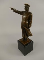Bronzen beeld - Jozef Stalin - Sovjet Unie - 31 cm hoog