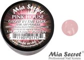 Glow in the Dark Acrylpoeder Pink House