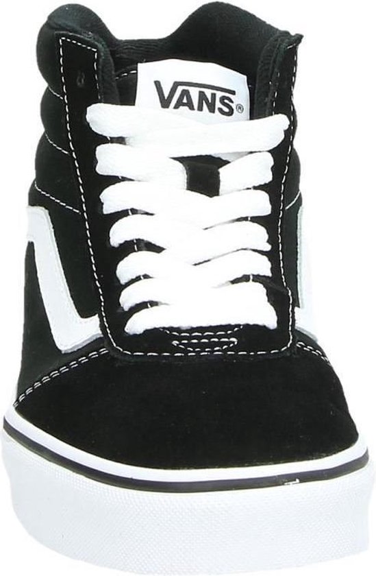 Vans Ward Hi Dames Sneakers - (Suede/Canvas)Black/White - Maat 42 | bol.com