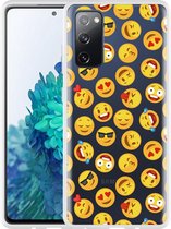 Hoesje Geschikt voor Samsung Galaxy S20 FE Emoji