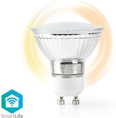 Nedis WIFILW12CRGU10 Wi-fi Smart Led-lamp Warm Wit Gu10 Dim Naar Extra Warm Wit (1800 K)
