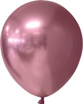 Wefiesta Ballonspiegel Chrome 30 Cm Latex Roze 10 Stuks