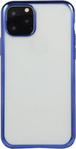 Voor iPhone 11 Pro Electroplating TPU beschermhoes (blauw)