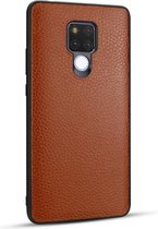 Voor Huawei Mate 20 / Mate 20X Lychee Grain Cortex Anti-vallende TPU mobiele telefoon Shell beschermhoes (bruin)