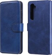 Voor Geschikt voor Xiaomi Mi Note 10 Lite Classic Calf Texture PU + TPU horizontale flip lederen tas, met houder & kaartsleuven & portemonnee (blauw)