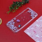 Stijlvol en mooi patroon TPU schokbestendige beschermhoes voor Galaxy A50 (bloemvlinder)