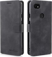 Voor Google Pixel 3 Lite XL Diaobaolee Pure Fresh Texture Horizontale Flip Leather Case, met houder & kaartsleuf & portemonnee & fotolijst (zwart)