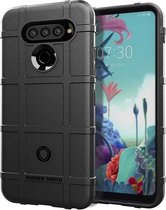Voor LG K61 volledige dekking schokbestendig TPU-hoesje (zwart)