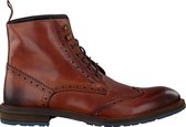 Omoda 3119 Veterboots - Laarzen Met Veters - Heren - Cognac - Maat 43