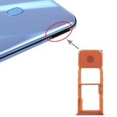 SIM-kaarthouder + Micro SD-kaarthouder voor Galaxy A20 A30 A50 (oranje)