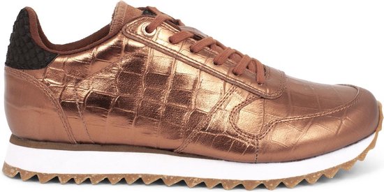 roze Min Helder op Woden - Dames schoenen - Ydun Croco Shiny - bruin - maat 42 | bol.com