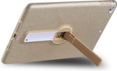 Schokbestendige glitter pc + TPU beschermhoes met houder voor iPad mini 2019 & 4 & 3 & 2 & mini (goud)