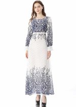 Dames Mori Design jurk met lange mouwen (kleur: als showmaat: XL)-Geen
