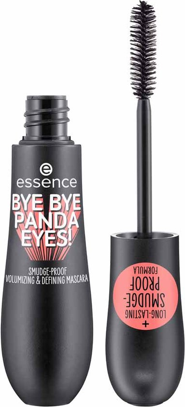 Essence - Bye Bye Panda Eyes Smudge-Proof Volumizing And Defining Mascara Mascara 01 Black 16Ml