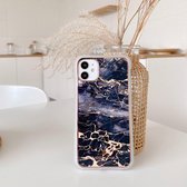 IMD Stars River Marble Pattern schokbestendige TPU beschermhoes voor iPhone 11 Pro (C5)