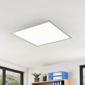 Arcchio - LED paneel - 1licht - kunststof, aluminium - H: 5.2 cm - wit, zilver - Inclusief lichtbron