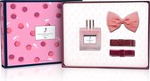 Jacadi Parfum Mademoiselle Petite Cerise Coffret Cadeau - Eau De Toilette Parfum 100 ml & Accessoires de cheveux