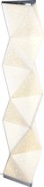 LED Vloerlamp - Iona Simo - 9W - Warm Wit 3000K - Dimbaar - Rechthoek - Mat Chroom - Aluminium