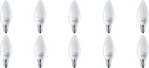 PHILIPS - LED Lamp 10 Pack - CorePro Candle 827 B38 FR - E14 Fitting - 7W - Warm Wit 2700K | Vervangt 60W