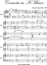 Concerto in A Minor Opus 16 Easiest Piano Sheet Music