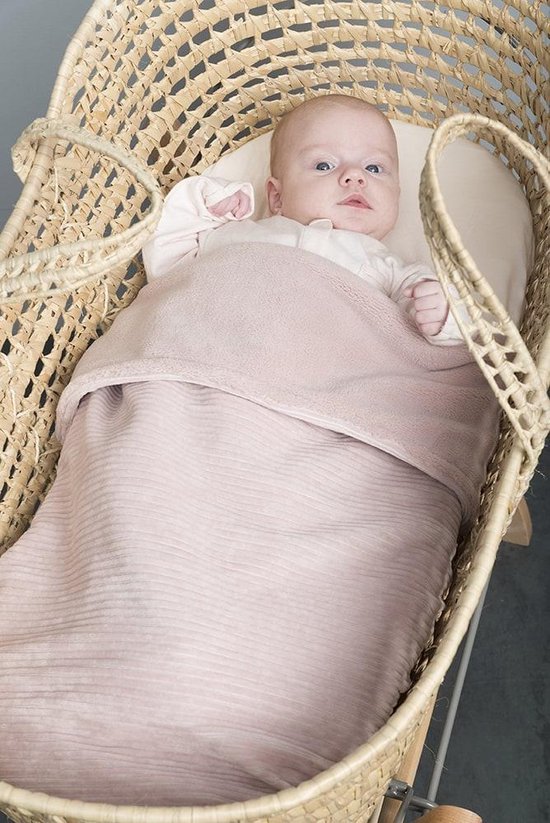 Baby's Only Wiegdeken teddy - Baby deken Sense - Dekentje voor jongens en meisjes - 2.6 TOG - 70x95 cm - Caramel - Rib corduroy stof - Herfst & winter deken van Baby's Only — afbeelding 4
