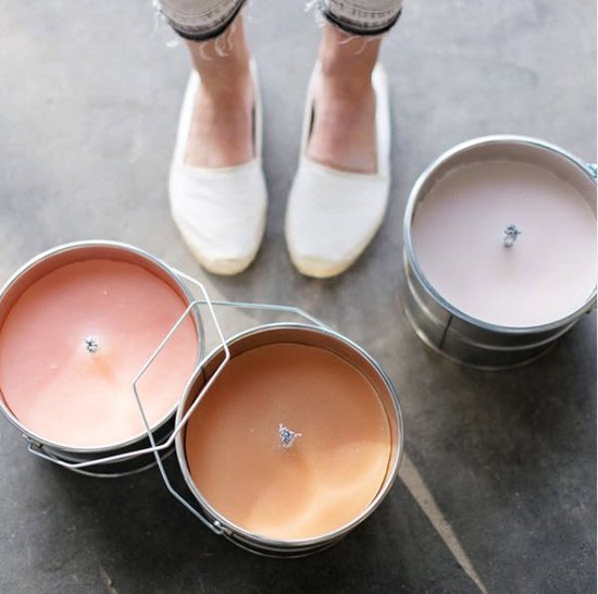 Rustik Lys - bougie d'extérieur dans une boîte - 2,6 kg - Nude