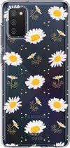 HappyCase Samsung Galaxy A02S Hoesje Flexibel TPU Bloemen Print