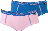 O'Neill Dames Hipster 2-Pack Plain Rose/Blue 801042