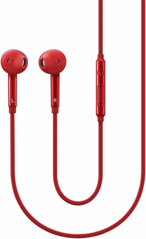 Samsung EO-EG920B stereo headset - 3.5mm in-ear - rood
