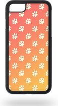 Orange paws Telefoonhoesje - Apple iPhone 7 / 8 / SE2