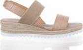 CASTELLER damessandaal espadrille - taupe - maat 41