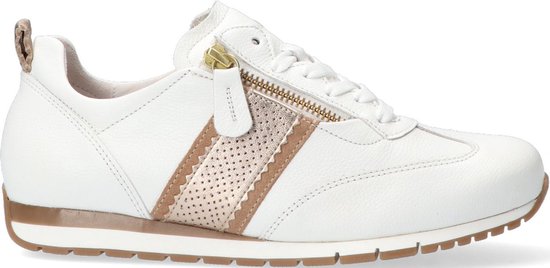 Gabor 338 Lage sneakers - Leren Sneaker - Dames - Wit - Maat 39 | bol.com