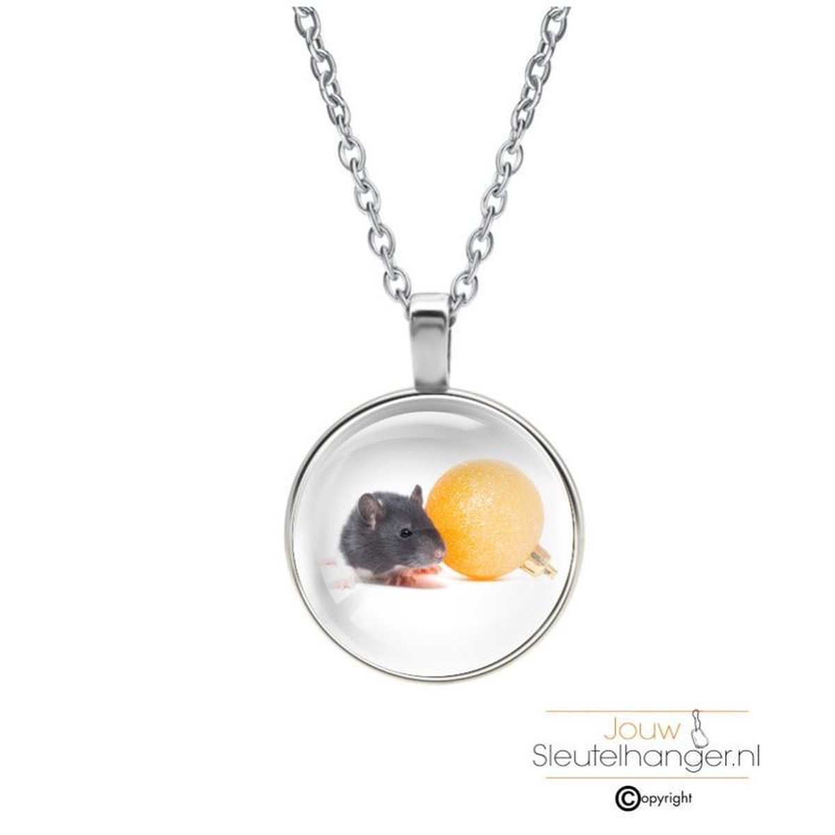 Assieraad dieren Één Signature ketting