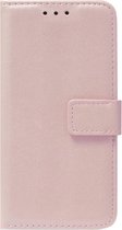 ADEL Kunstleren Book Case Pasjes Portemonnee Hoesje voor Samsung Galaxy J5 (2016) - Goud Rose