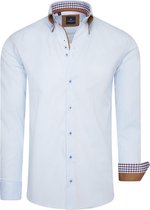 Heren overhemd - Italiaans - Mattia - Lichtblauw