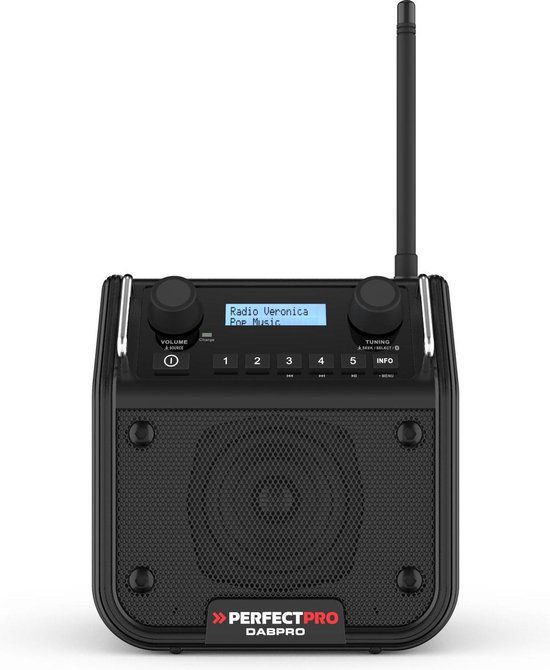 PerfectPro DABPRO Bouwplaats Radio - DAB+ - FM - Bluetooth...