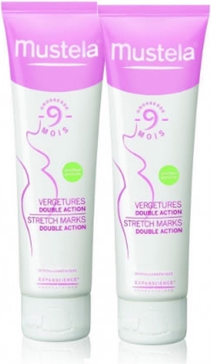 Anti-Striae Crème Mustela Duplo 3 in 1 (2 x 250 ml)