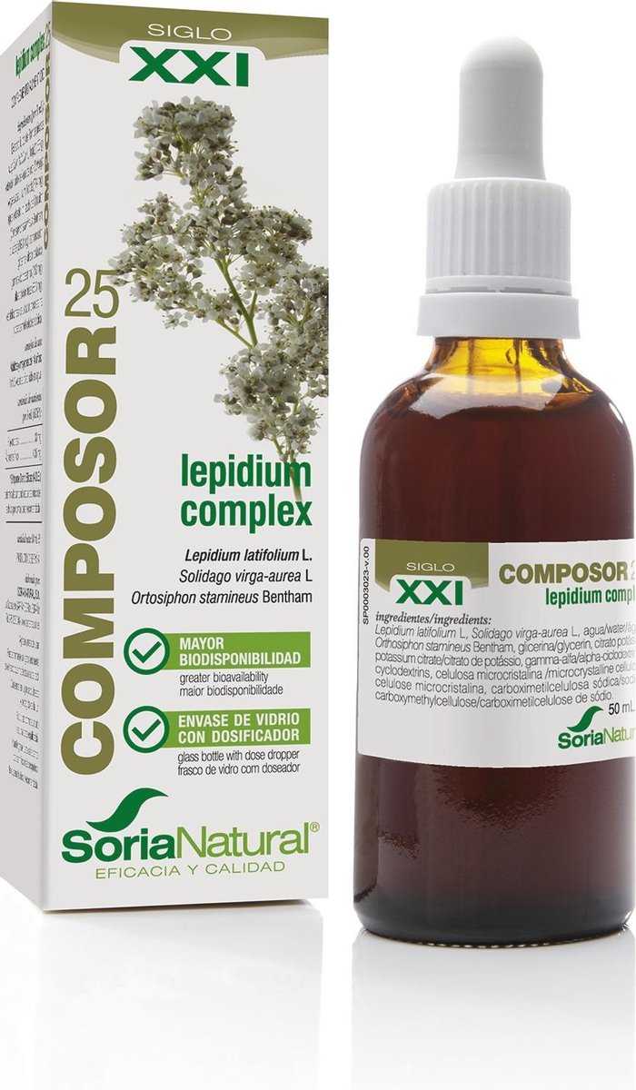 Soria Natural Composor 25 Lepidium Complex Xxi 50 Ml