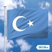 Vlag Oeigoeren 200x300cm