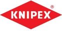 Knipex logo: witte tekst op een rode ruit.