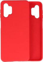 Lunso - Softcase hoes -  Samsung Galaxy A32  - Rood