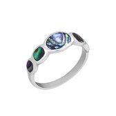 Ringen dames | Zilveren ring met abalone