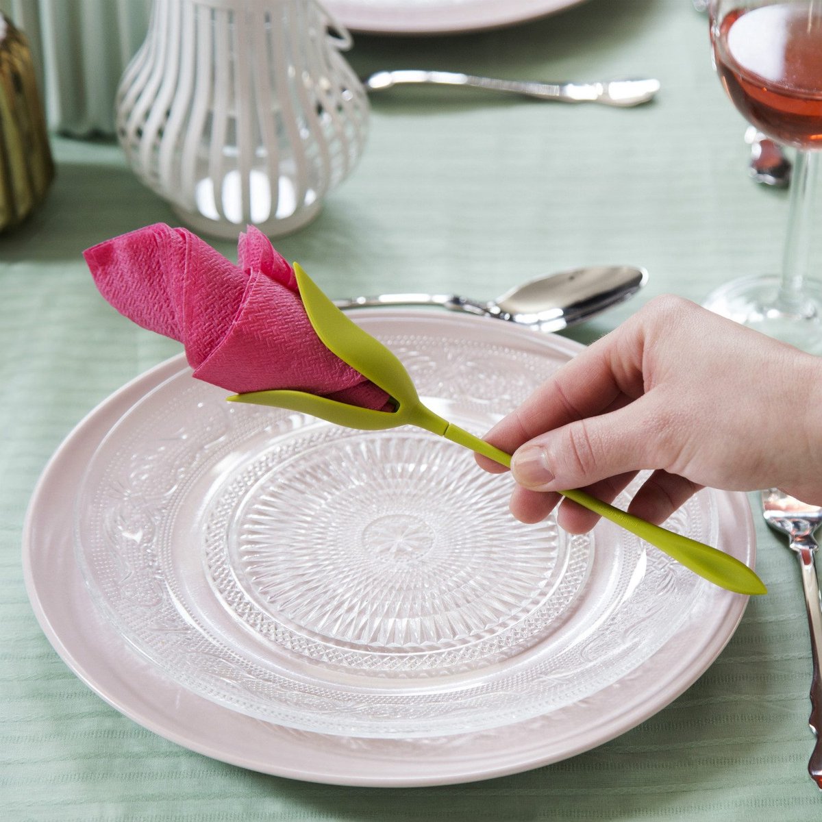 Peleg Design Bloom Servetten - servethouders - 4 stuks
