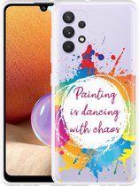 Hoesje Geschikt voor Samsung Galaxy A32 4G Painting