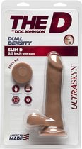 The D - Slim D - 6.5 Inch With Balls Ultraskyn - Caramel - Realistic Dildos